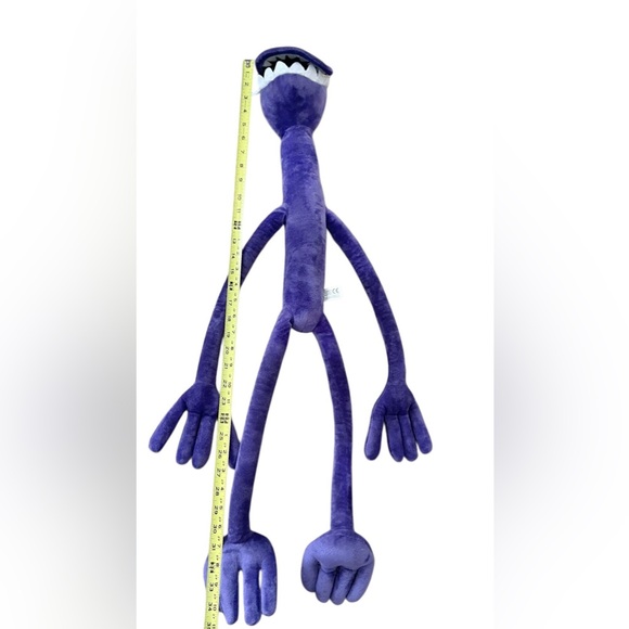 NWOT 32" Purple Rainbow Friends Plush Openable Head Soft Monster Stuffed Animal - Picture 5 of 5